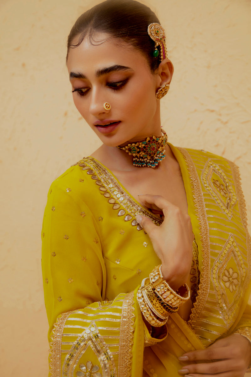 Citrine Yellow Suit