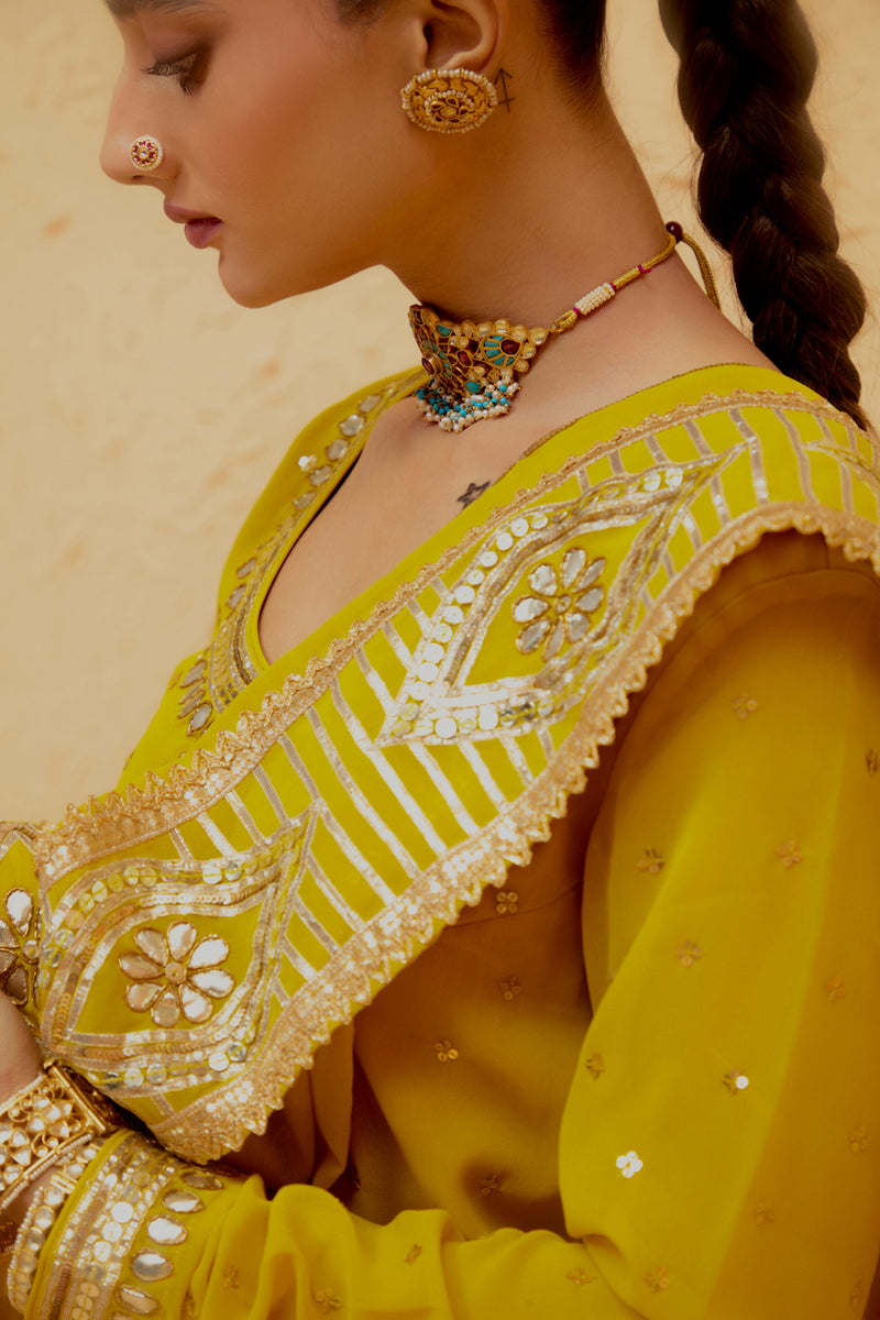 Citrine Yellow Suit