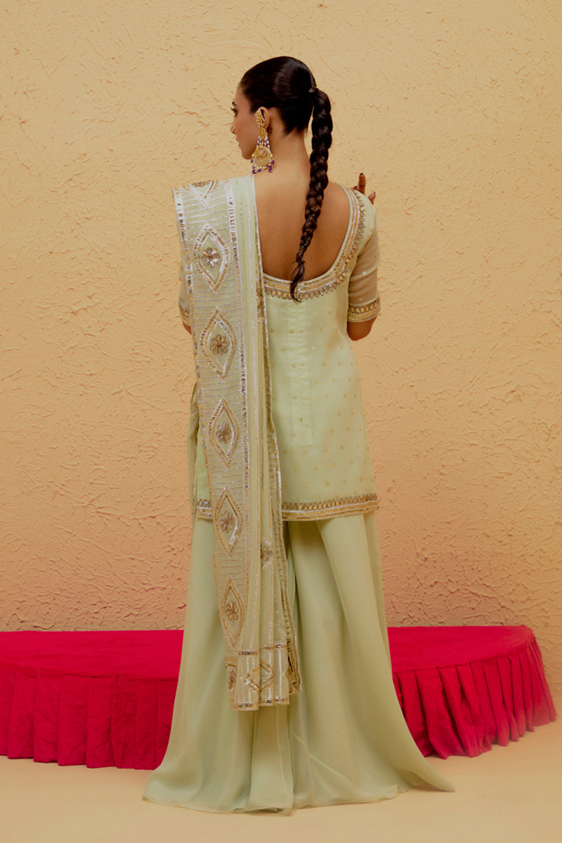 Mint Green Sharara