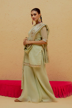 Mint Green Sharara