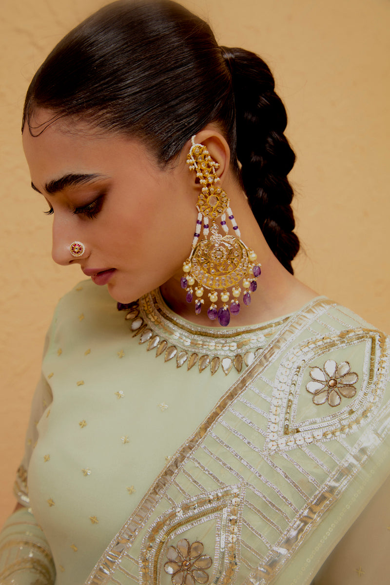 Mint Green Sharara