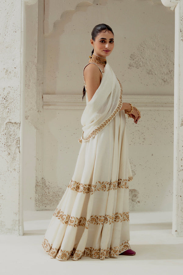 Ivory Anarkali, Suit