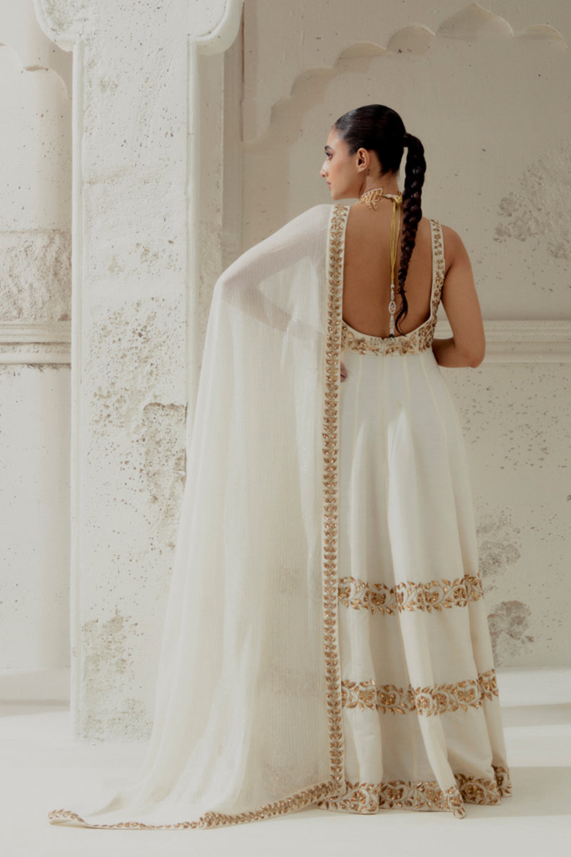 Ivory Anarkali, Suit