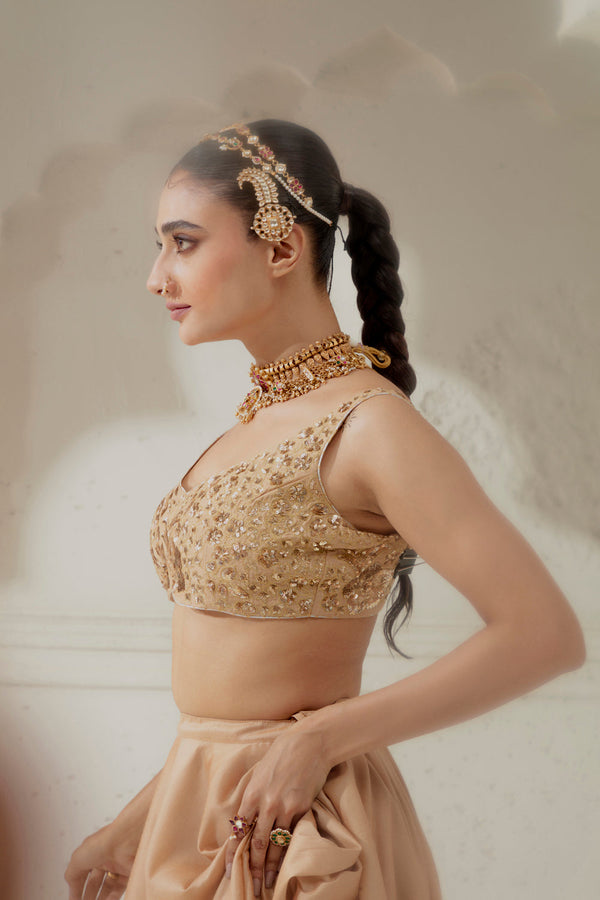 Gold Silk Lehenga