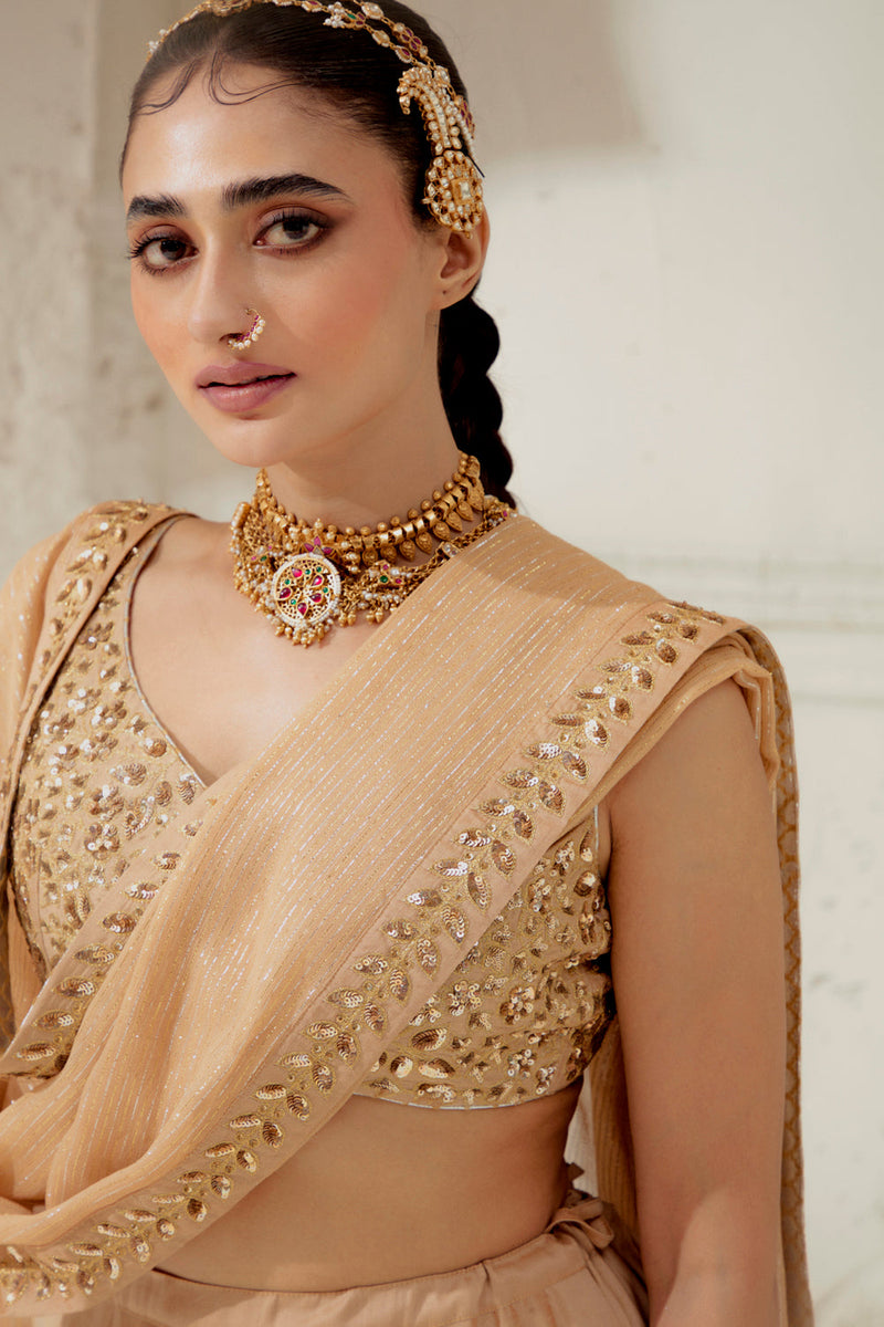 Gold Silk Lehenga