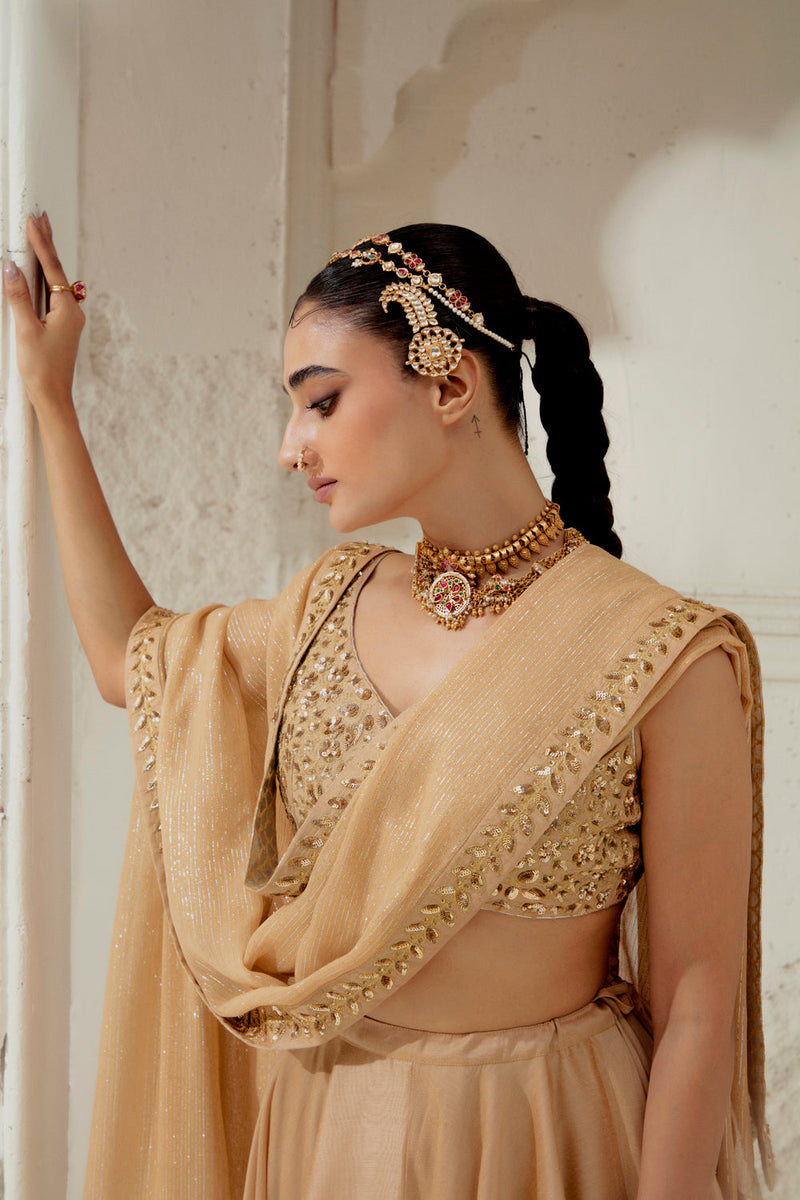 Gold Silk Lehenga