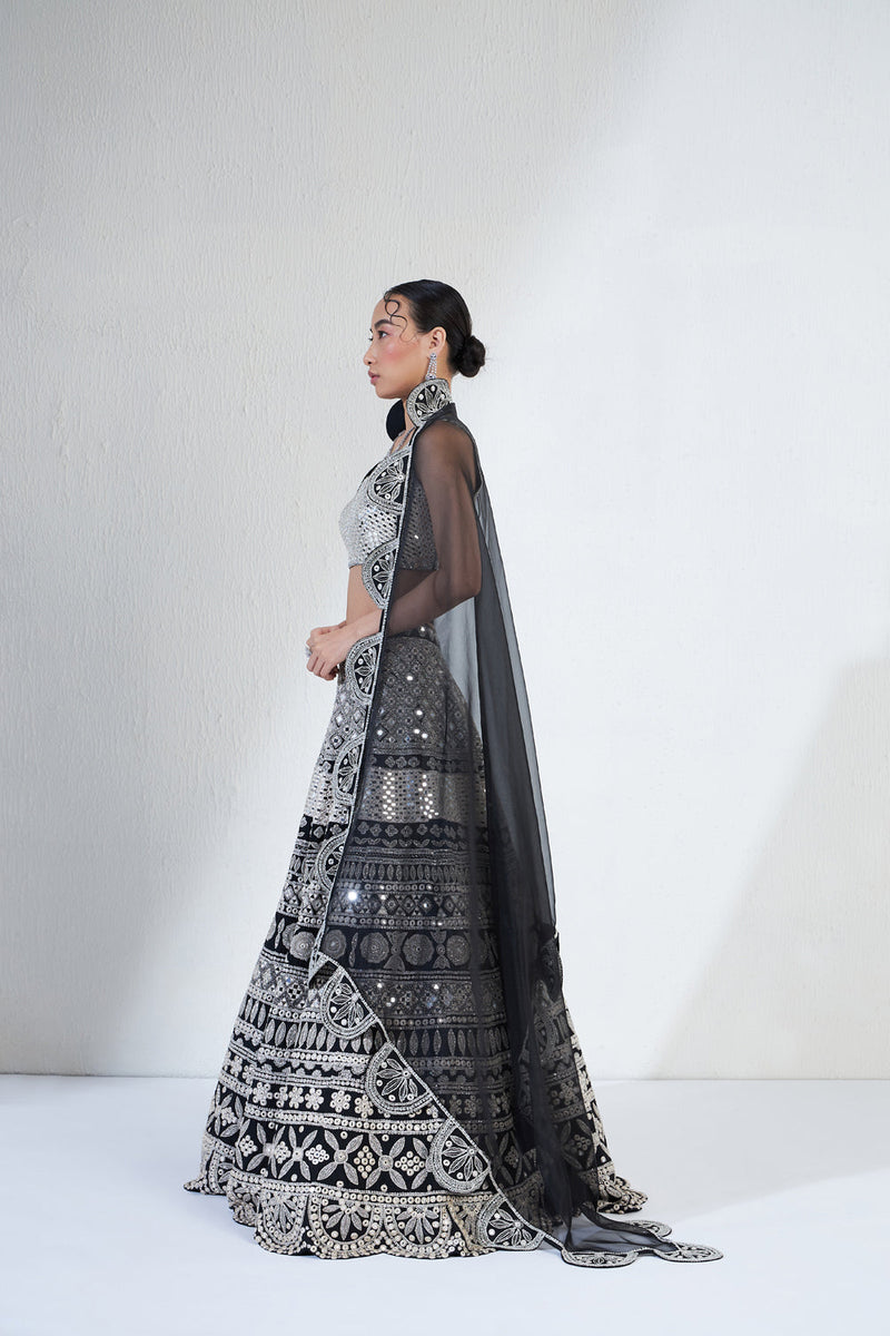 Echoed Emotion Lehenga