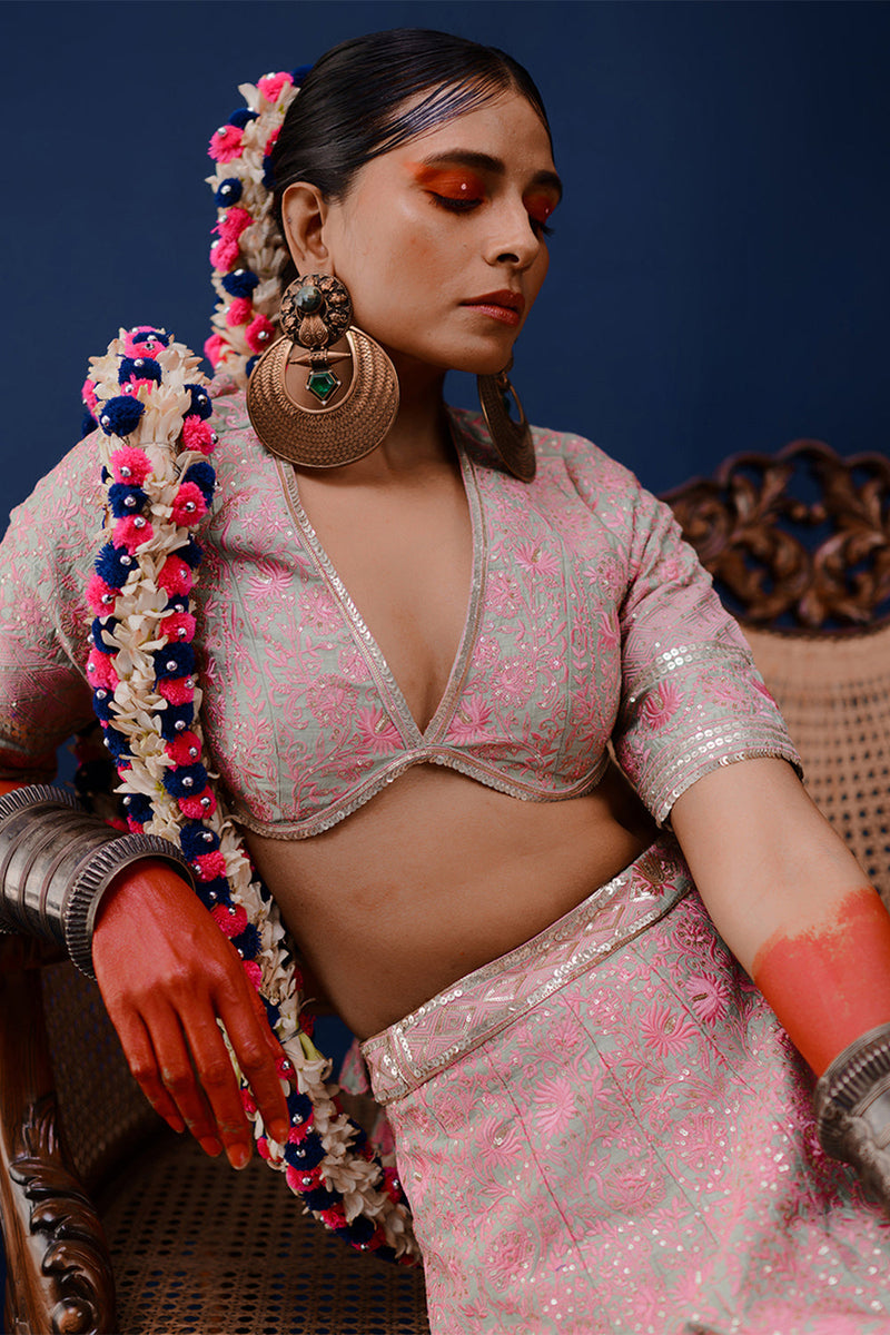 Sindoori Lehenga Set