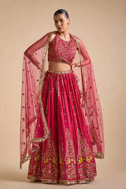 Rani Pink Lehenga Set