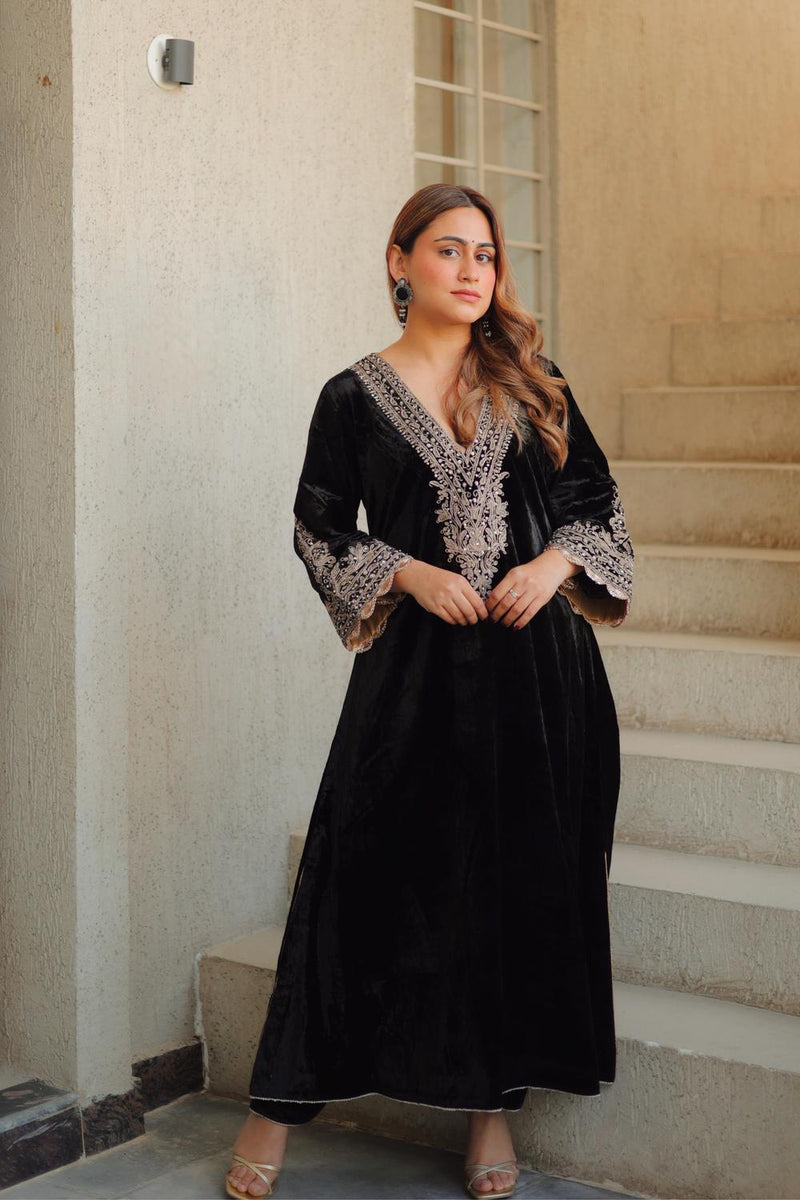 Rasha - Long A-Line Chauga With Salwar