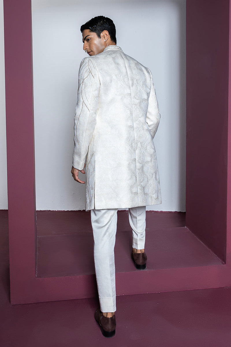 Khwaab Open Sherwani Set