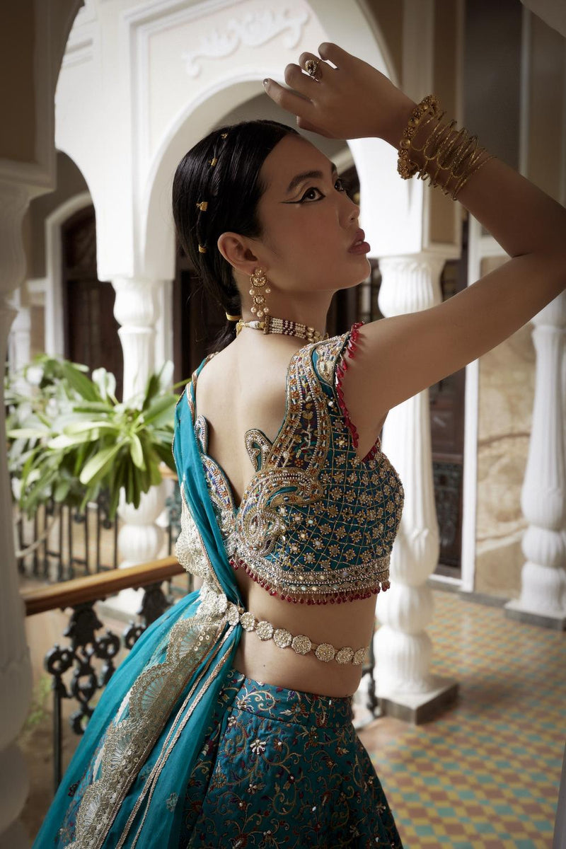 Jamawar Lehenga Set