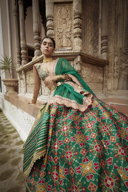 Patola Print Lehenga Set