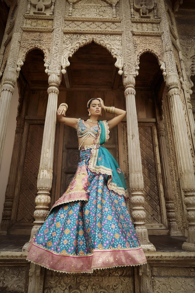 Patola Print Lehenga Set