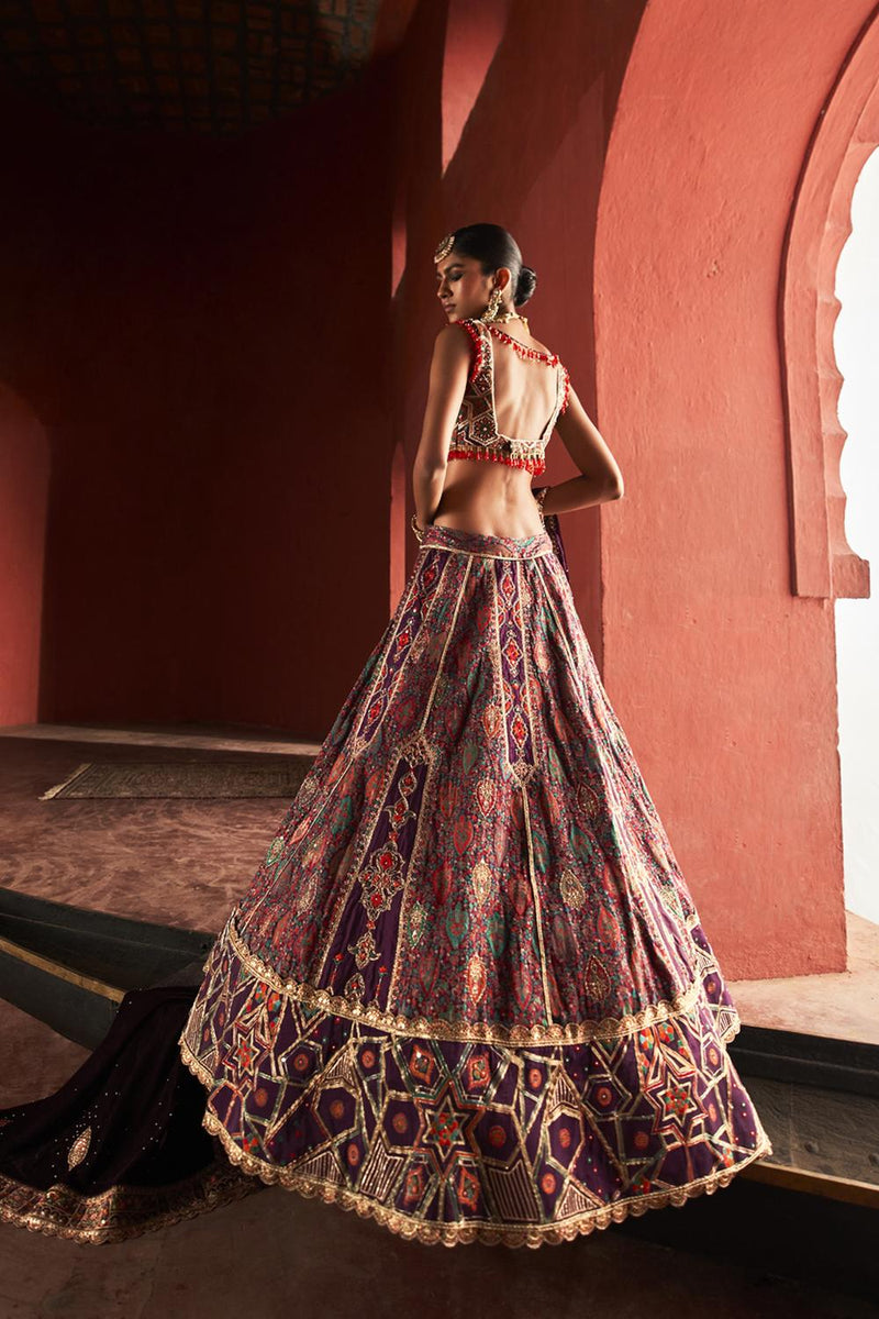 Jamawar Lehenga Set