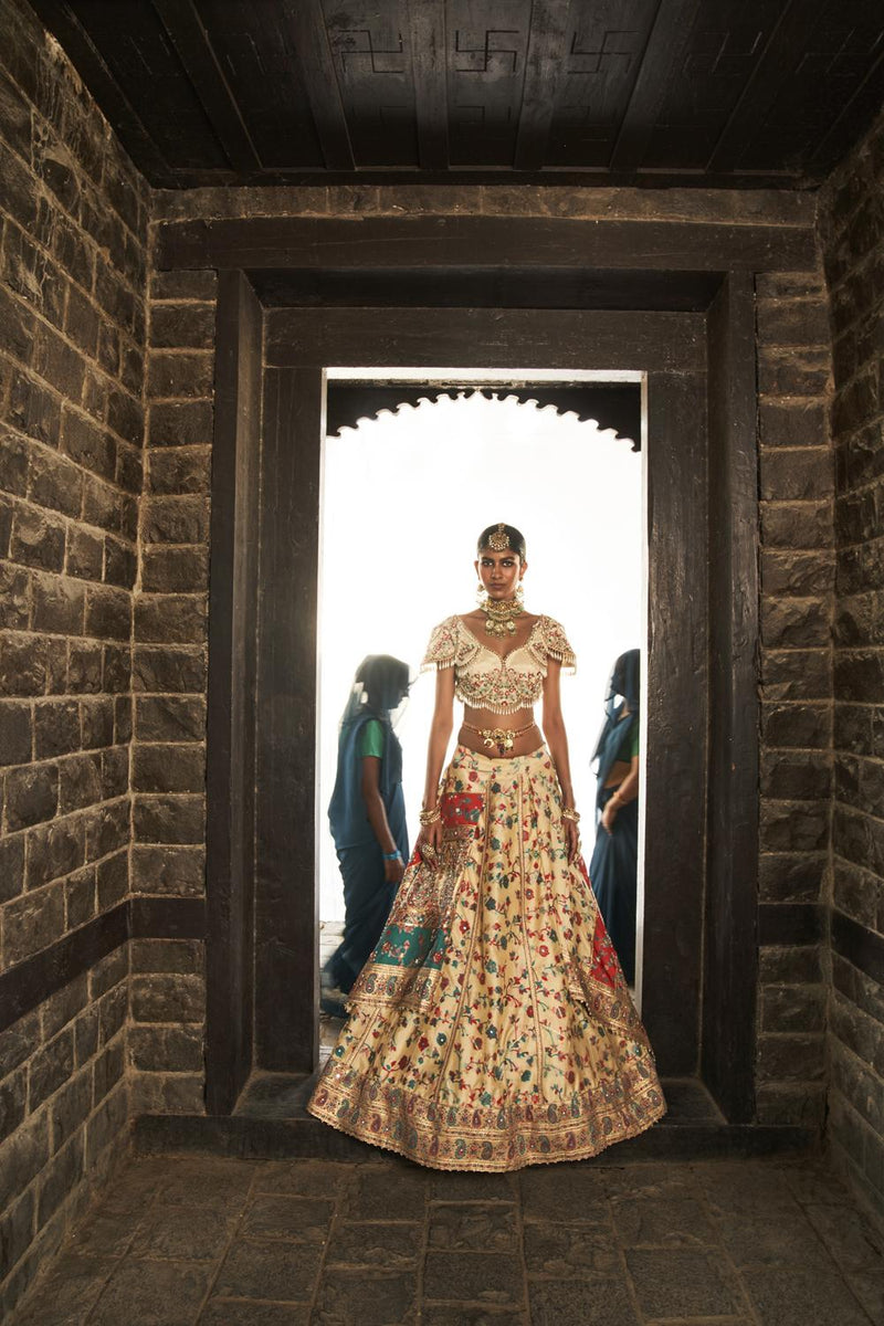 Kani Lehenga Set