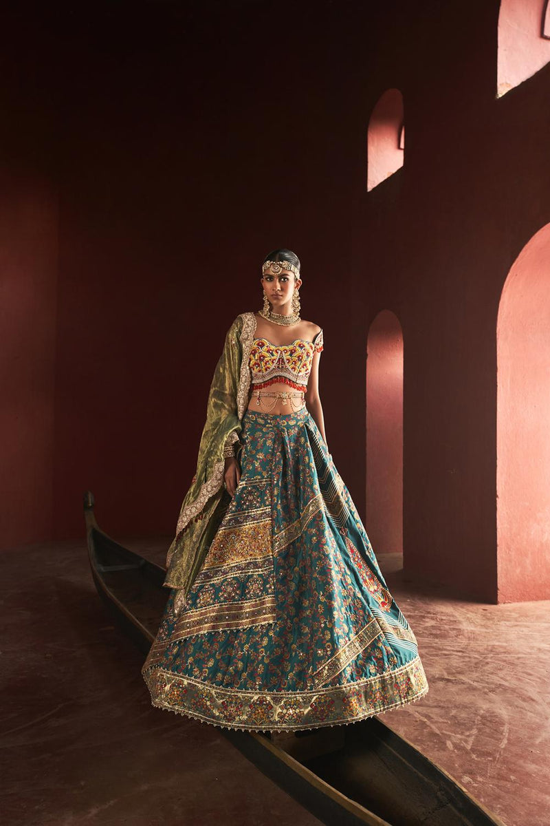 Kani Lehenga Set