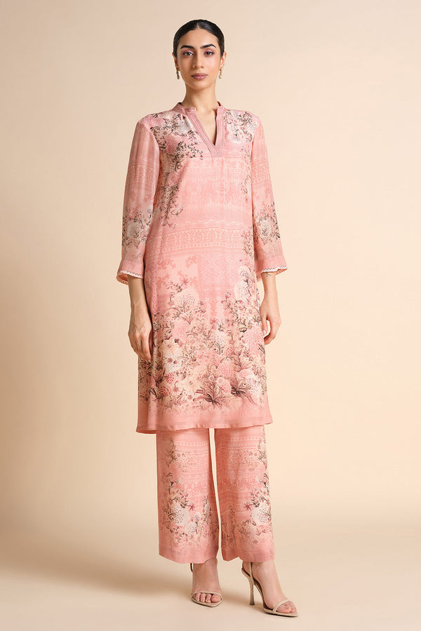 Vanisa Kurta Set - Blush