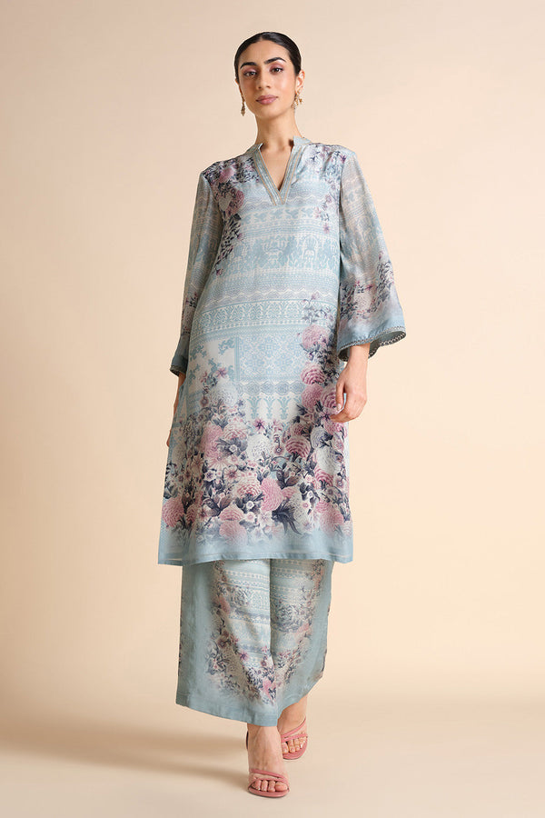 Vanisa Kurta Set - Powder Blue