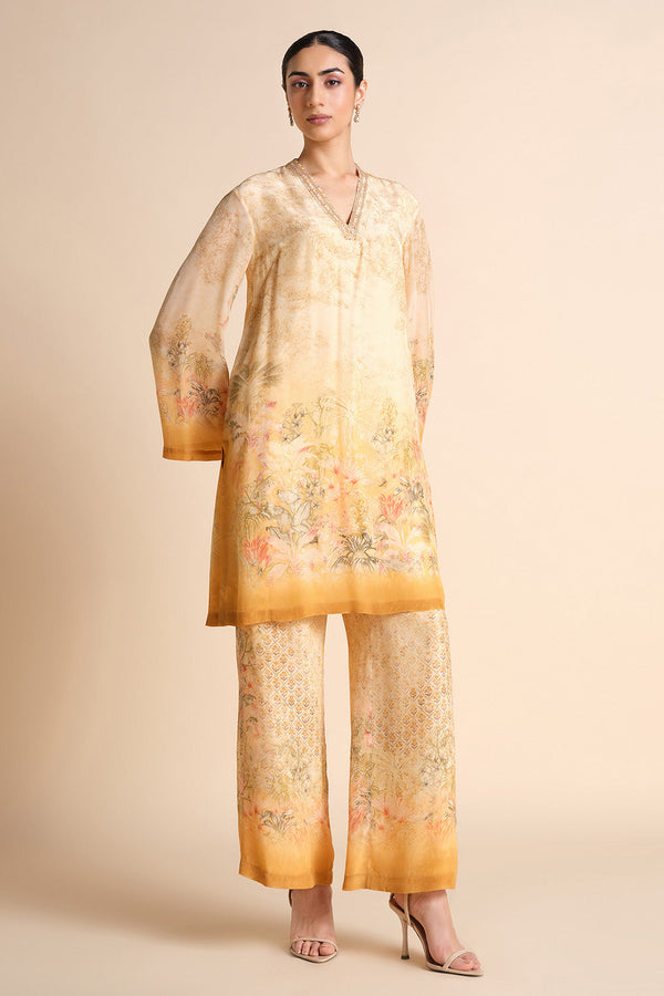 Calhoun Kurta Set - Yellow