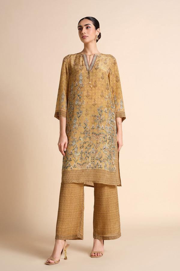 Acajou Kurta Set - Yellow