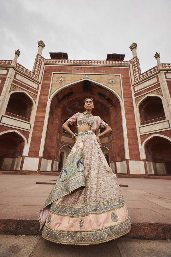 Bandhani Banarasi Lehenga