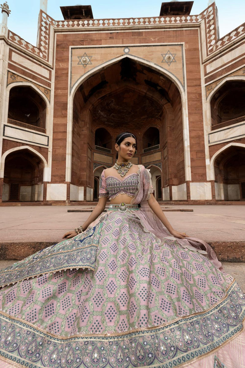 Bandhani Banarasi Lehenga