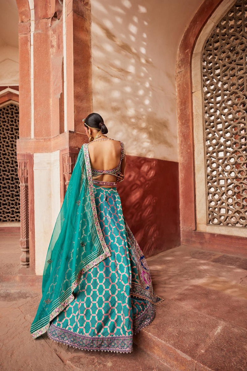 Bandhani Banarasi Lehenga