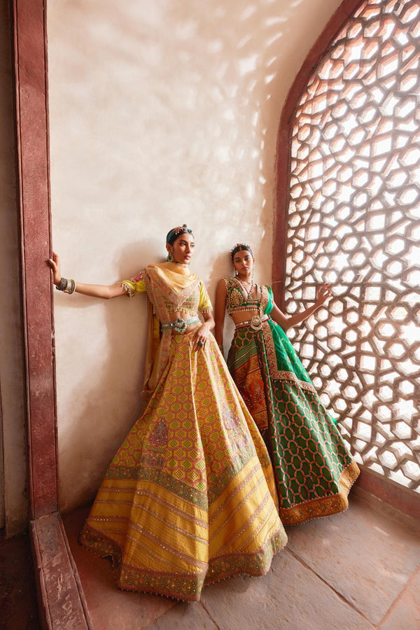 Bandhani Banarasi Lehenga