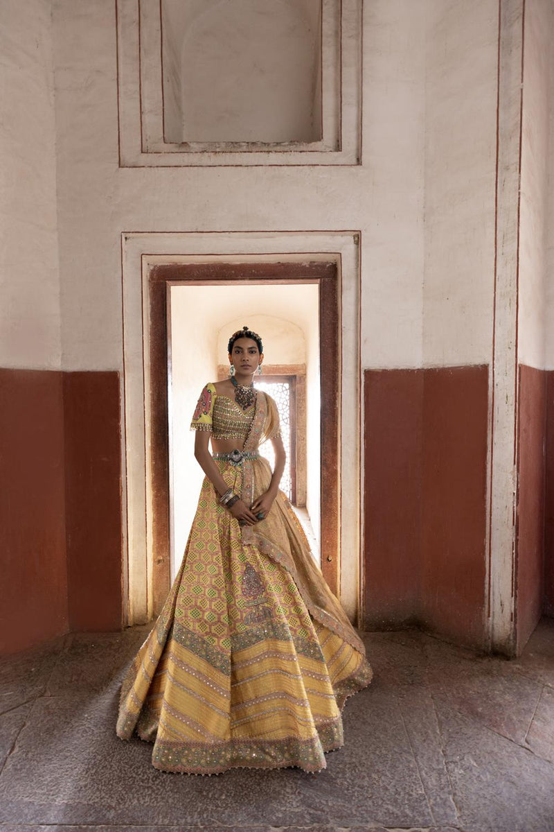 Bandhani Banarasi Lehenga