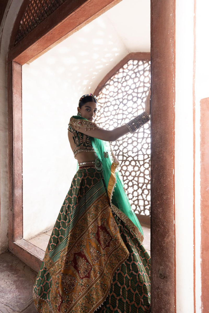 Bandhani Banarasi Lehenga