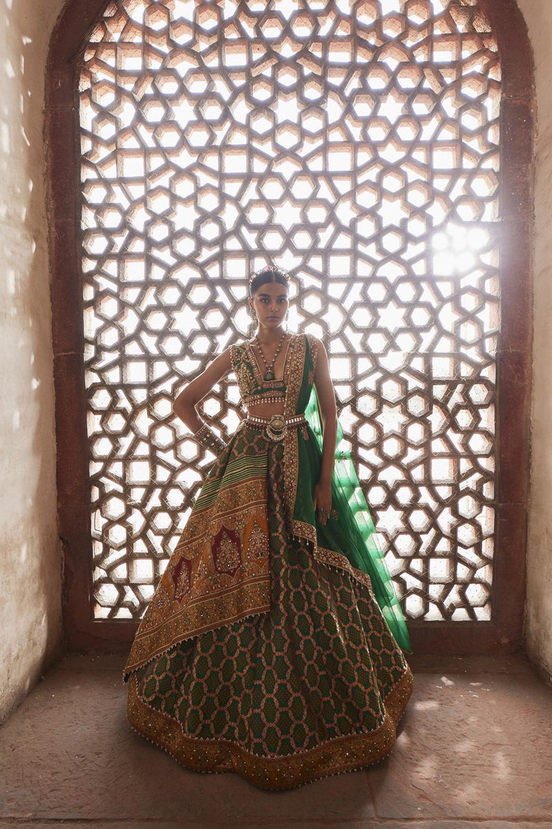 Bandhani Banarasi Lehenga