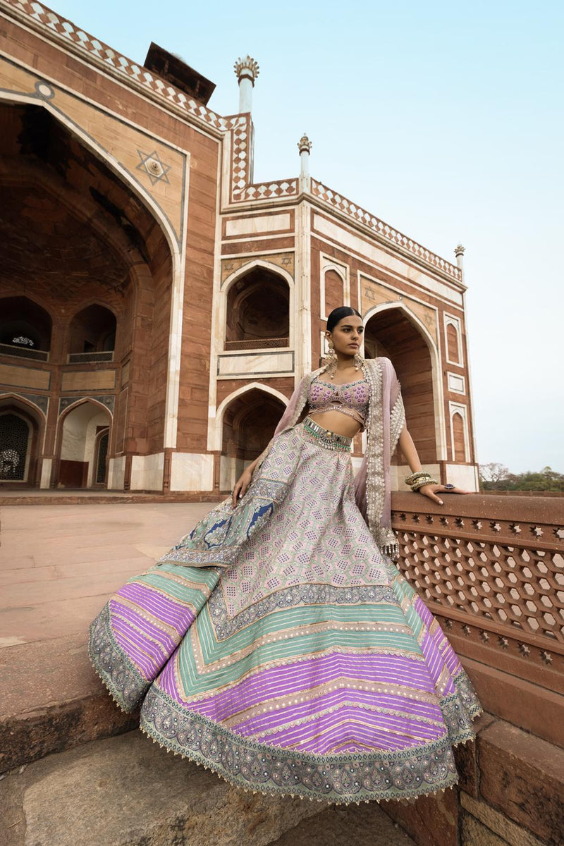 Bandhani Banarasi Lehenga