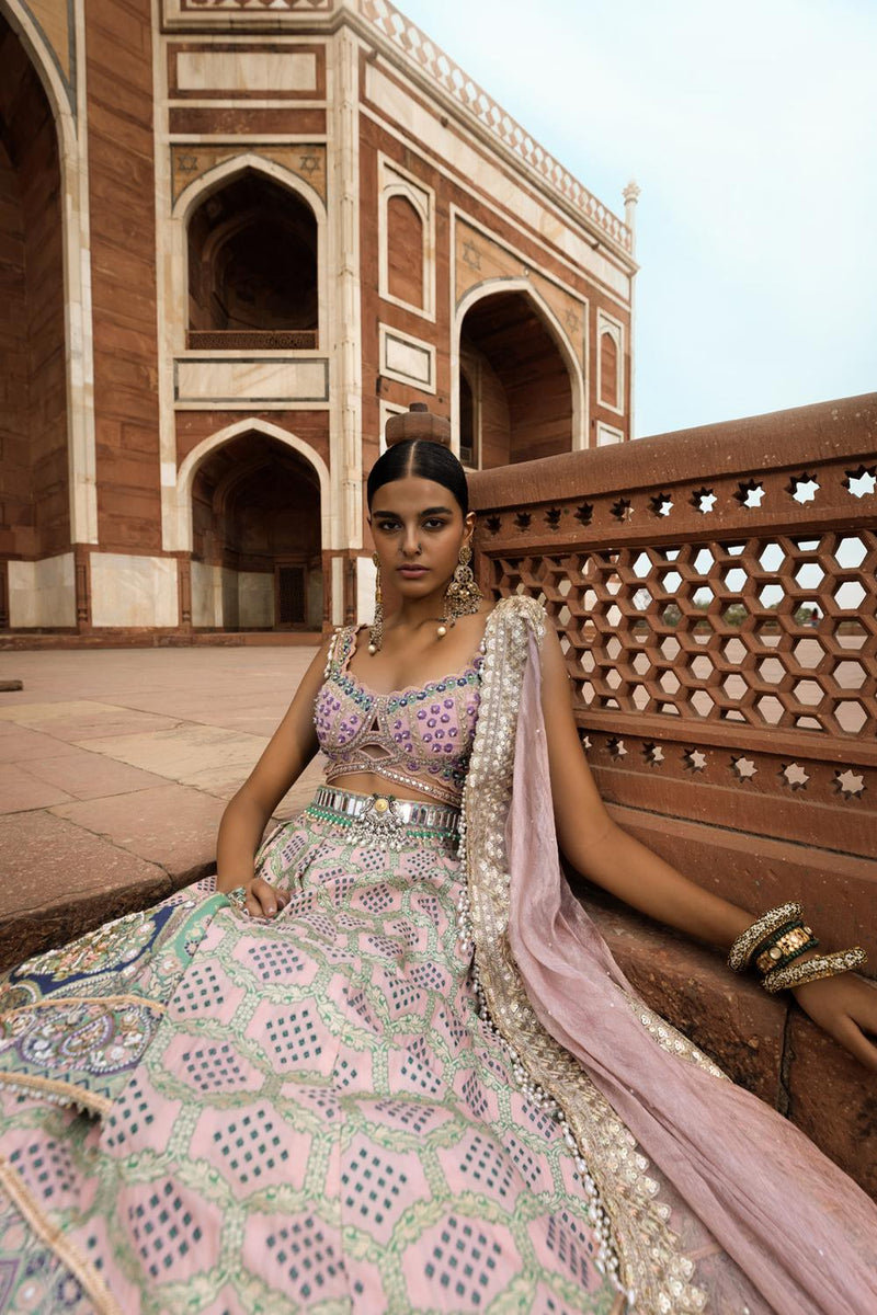 Bandhani Banarasi Lehenga