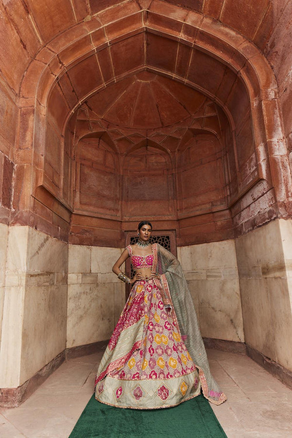 Banarsi Chanderi Lehenga