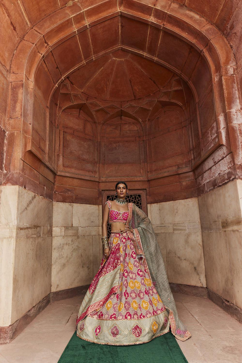 Banarsi Chanderi Lehenga