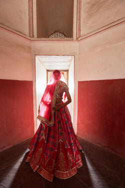 Banarsi Chanderi Lehenga