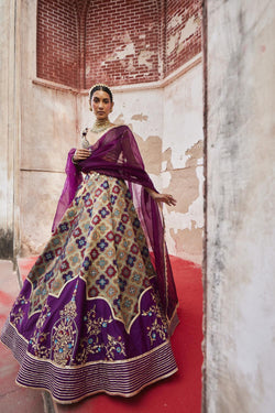 Banarsi Chanderi Lehenga