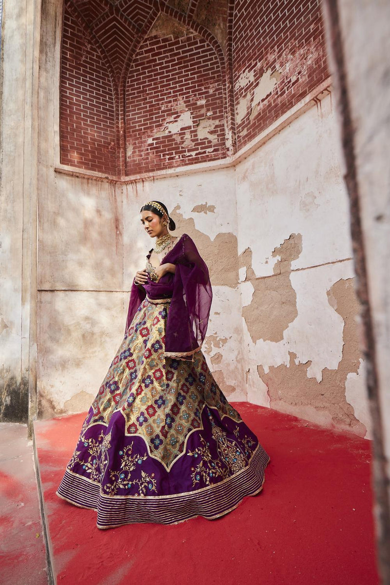 Banarsi Chanderi Lehenga