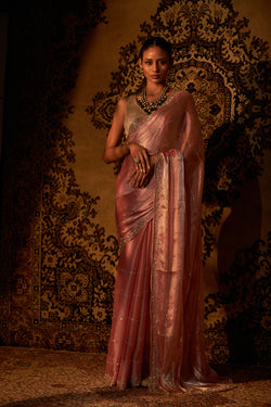 Organza Glass Silk Saree