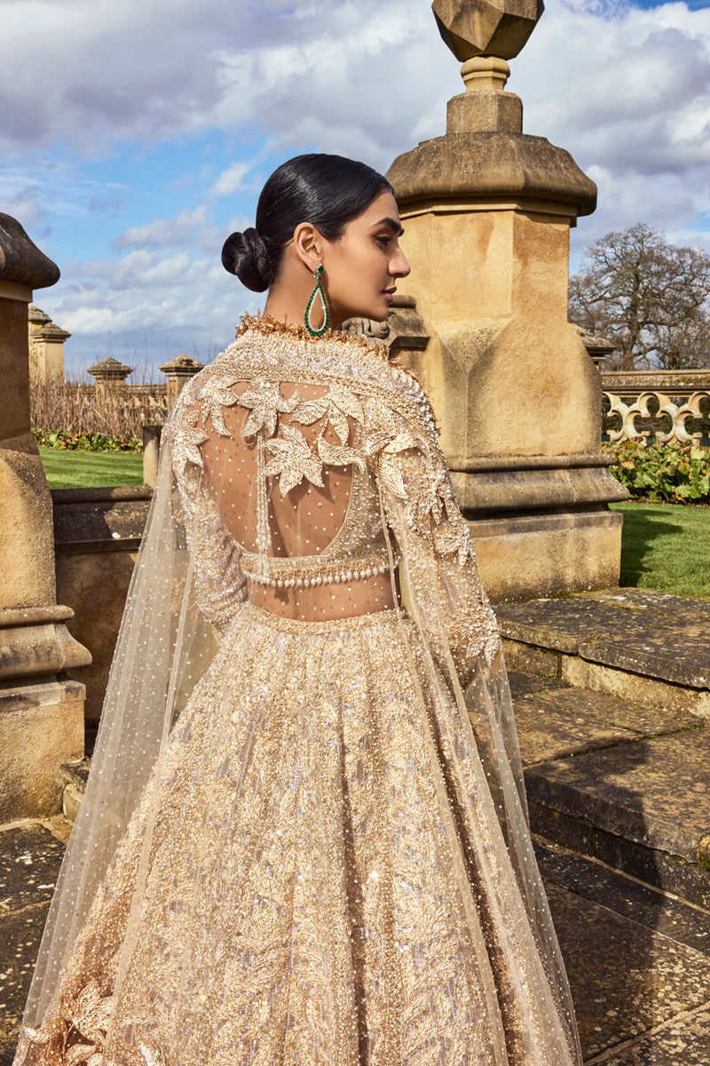 Metallic Rose Gold Lehenga Set