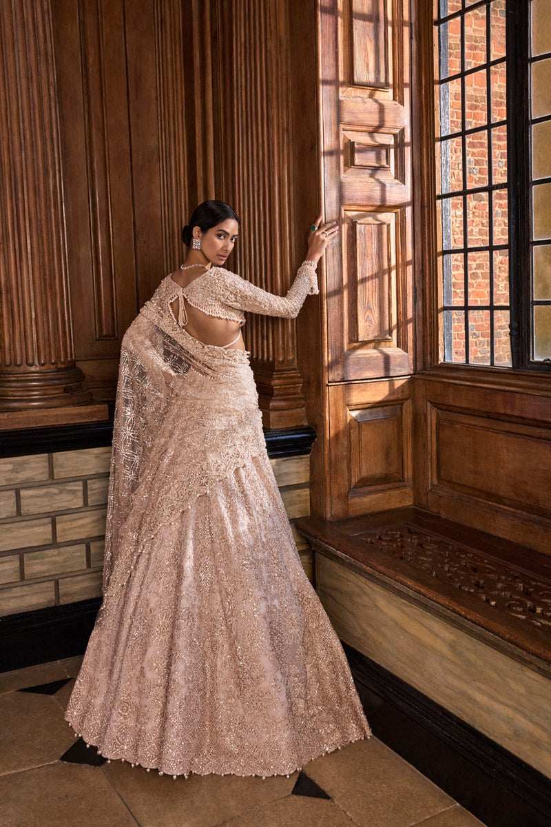 Rose Gold Lehenga Set