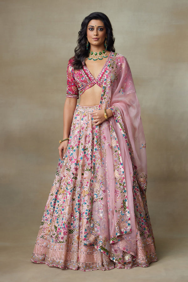 Flamingo Lehenga set