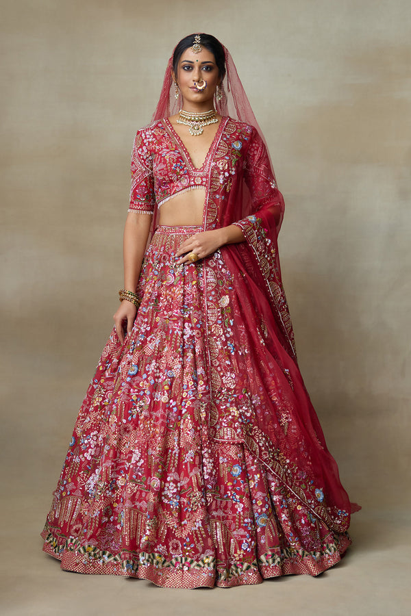 Lovebirds Lehenga Set