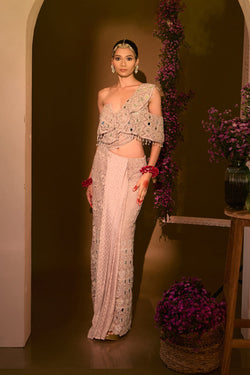 Rajata Saree Gown