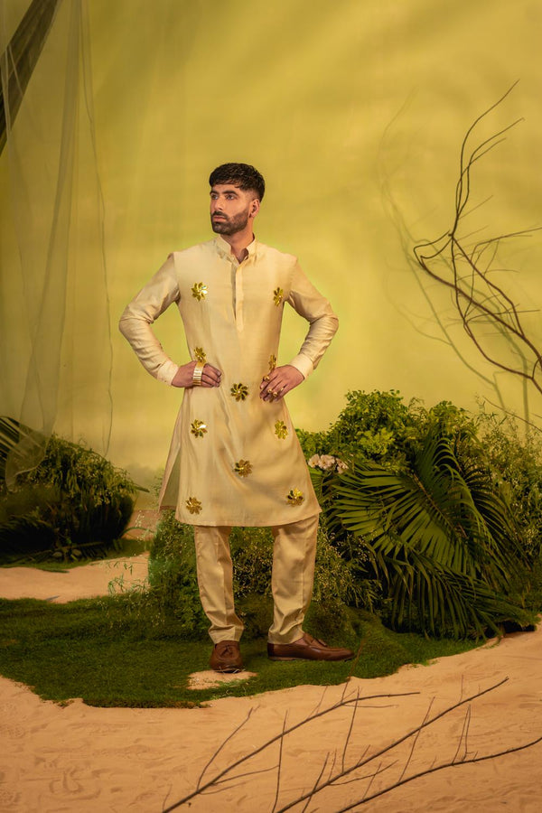 Dazzle Lotus Long Kurta Set