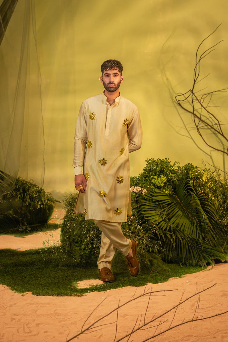 Dazzle Lotus Long Kurta Set