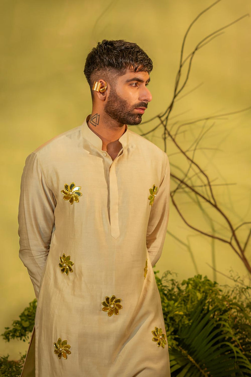 Dazzle Lotus Long Kurta Set