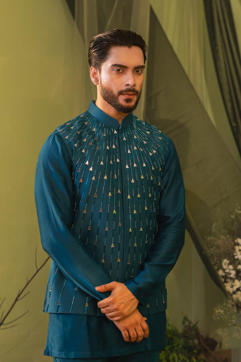 Cobalt Short Kurta Set