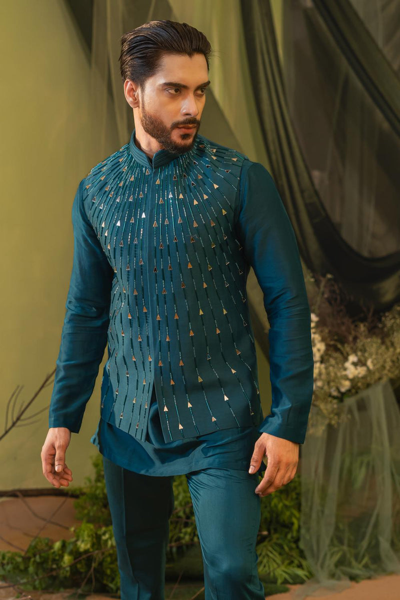 Cobalt Short Kurta Set